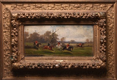 Lot 79 - Rudolf Stone (1838-1914) Two Hunting Scenes