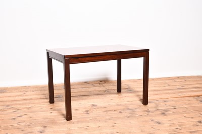 Lot 215 - Heggen, Norway, a parquetry rosewood coffee table