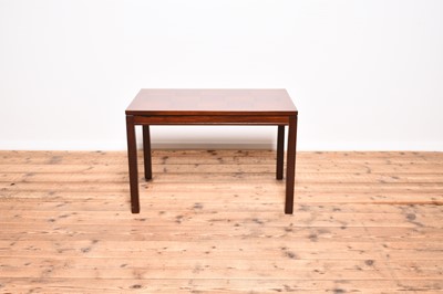 Lot 215 - Heggen, Norway, a parquetry rosewood coffee table