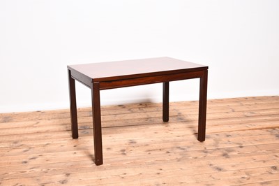 Lot 215 - Heggen, Norway, a parquetry rosewood coffee table