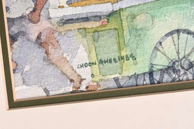 Lot 97 - Tan Choon Ghee (1930-2010) Three Street Scenes