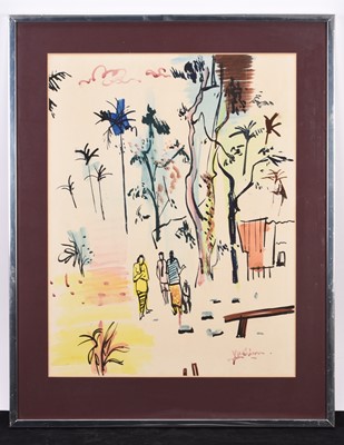 Lot 127 - Yu-Chian Chia (Malaysian 1936-1991) Street Scene