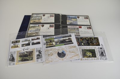 Lot 351 - A massive collection of covers housed in 21 albums and with some loose