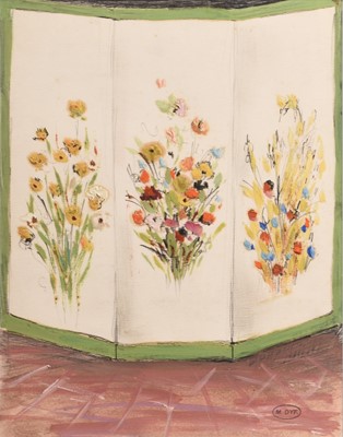 Lot 112 - Marcel Dyf (1899-1985) Study of a Floral Screen