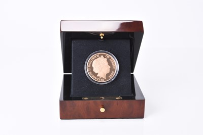 Lot 201 - States of Jersey, Gold proof five pounds dated 2006.