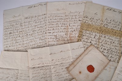 Lot 201 - ROYAL NAVY - Good archive of correspondence with Napoleonic and United States war interest.