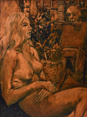 Lot 106 - Raymond Arthur Roadnight (b.1941) Seated Nude