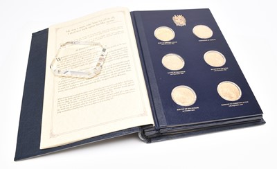 Lot 207 - Churchill Centenary Trust set of 24 silver gilt medals commemorating the birth of Sir Winston Churchill