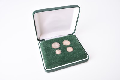 Lot 211 - Charles II Maundy set dated 1683 within fitted case "Imperial Coins - London"