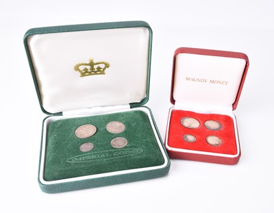 Lot 217 - George IV two Maundy sets dated 1826 and 1828