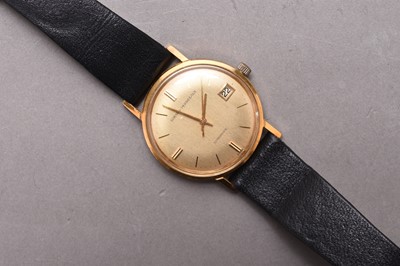 Lot 287 - Girard Perregaux: A gentleman's 18ct gold wristwatch