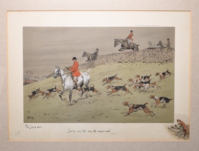 Lot 73 - Snaffles (Charlie Johnson Payne 1884-1967) The Stone Wall and The Timber Merchant