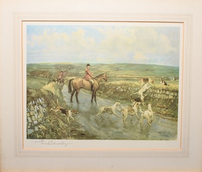 Lot 75 - Frank Algernon Stewart (1877-1945) Bicester and Warden Hill and two Lionel Edwards Prints