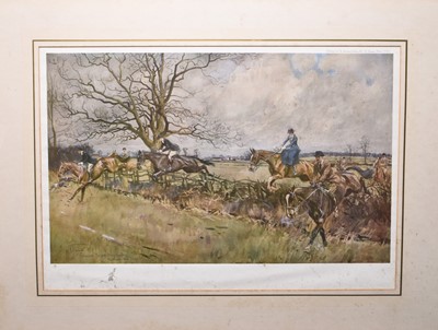 Lot 75 - Frank Algernon Stewart (1877-1945) Bicester and Warden Hill and two Lionel Edwards Prints