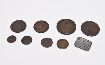 Lot 259 - A small collection of UK 17th century tokens comprising