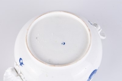 Lot 420 - A very rare Caughley porcelain ecuelle and cover, circa 1776-85
