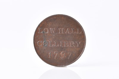 Lot 272 - Cumberland half penny, Low Hall Colliery 1797