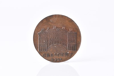 Lot 275 - Derbyshire halfpenny, Buxton dated 1796