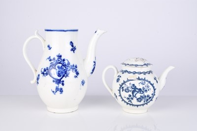 Lot 143 - Worcester 'Natural Sprays' vase and two pieces of Caughley