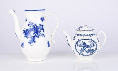 Lot 143 - Worcester 'Natural Sprays' vase and two pieces of Caughley