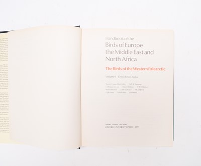 Lot 45 - HANDBOOK OF THE BIRDS OF EUROPE, the Middle East and North Africa. The Birds of the Western Palearctic