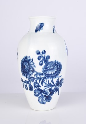 Lot 460 - Worcester 'Natural Sprays' vase, circa 1775
