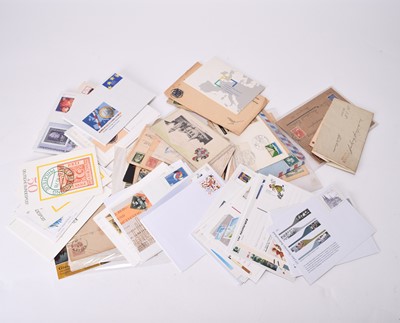 Lot 349 - Large accumulation of German stamps, covers etc covering all periods. Noted: pre-unification states, German Colonies, Zeppelin/Condor covers, Third Reich stamps and covers.
