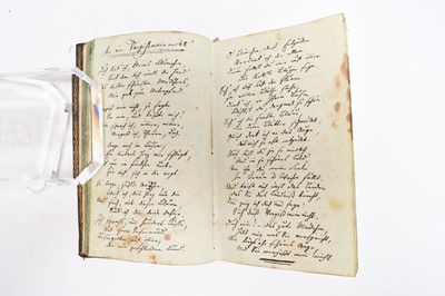 Lot 68 - COMMONPLACE BOOK. A manuscript book of poetry, 4to, c 1840. With others (7) (box)