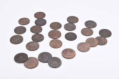 Lot 181 - A collection of trade tokens