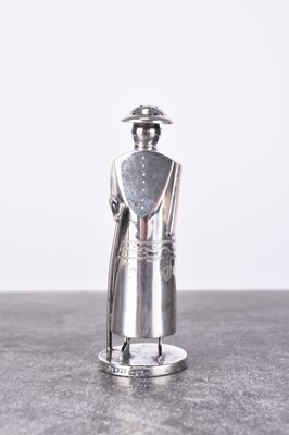 Lot 27 - An Edwardian novelty figural silver pepper pot