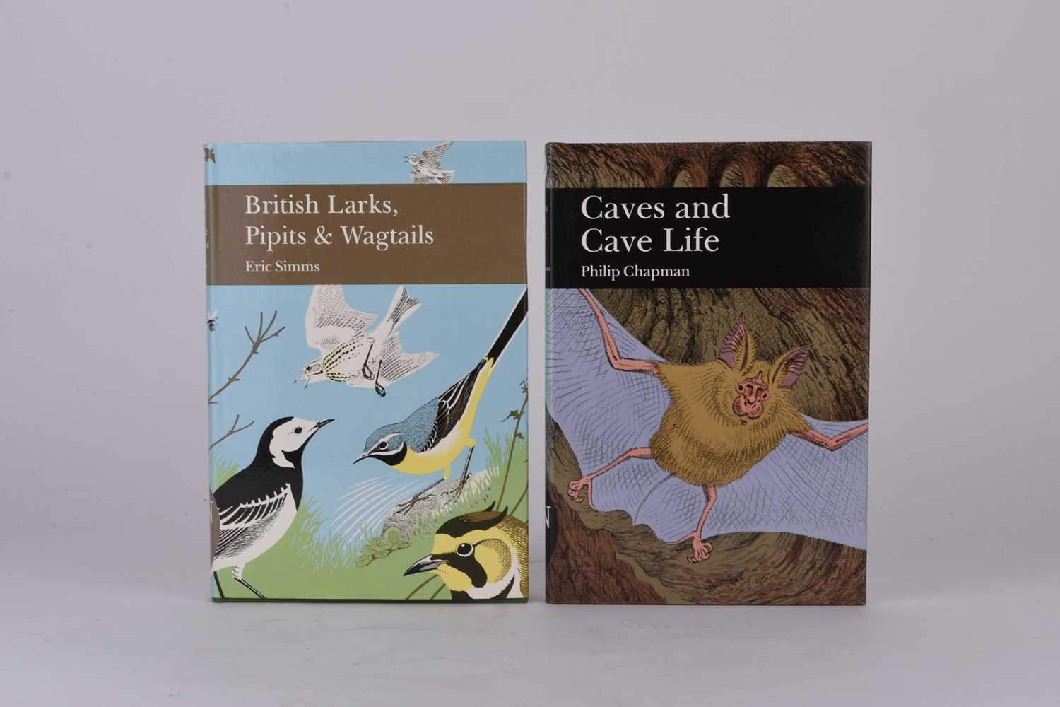Lot 49 - COLLINS NEW NATURALIST. Eric Simms, British Larks, Pipits and Wagtails, NN no 78. 1st edition 1992. Philip Chapman. Caves and Cave Life. NN no 79. 1st edition 1993