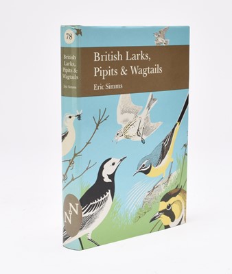 Lot 49 - COLLINS NEW NATURALIST. Eric Simms, British Larks, Pipits and Wagtails, NN no 78. 1st edition 1992. Philip Chapman. Caves and Cave Life. NN no 79. 1st edition 1993