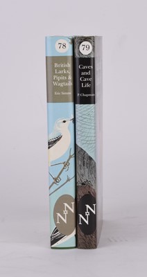 Lot 49 - COLLINS NEW NATURALIST. Eric Simms, British Larks, Pipits and Wagtails, NN no 78. 1st edition 1992. Philip Chapman. Caves and Cave Life. NN no 79. 1st edition 1993