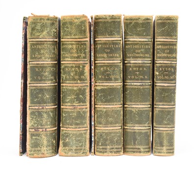 Lot 133 - EYTON, Rev R W, Antiquities of Shropshire, with BARRETT, CRB (7) (box)