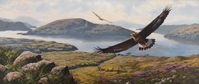 Lot 43 - Adrian Rigby (b.1962) To Fly with the Eagles