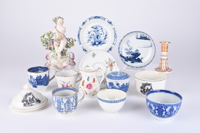 Lot 465 - A group of 18th century porcelain and early 19th century pearlware