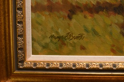 Lot 89 - Margaret Barrett (b.1939) Flying the Water, Desert Orchid