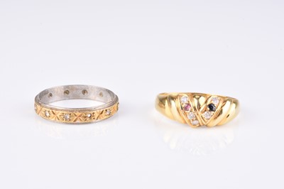 Lot 239 - Two gold rings