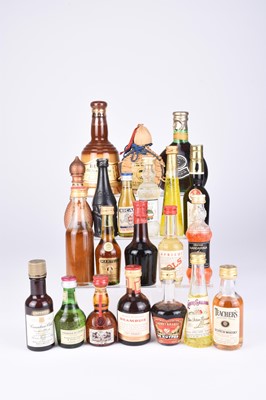 Lot 330 - A collection of miniatures including whisky and other spirits