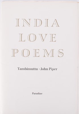 Lot 17 - After John Piper (1903-1992) India Love Poems Lithographs