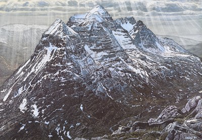 Lot 288 - Anthony Cain (British 20th Century) and Rob Piercy (b.1946) Three Mountain Prints