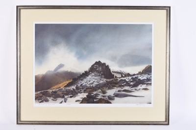 Lot 288 - Anthony Cain (British 20th Century) and Rob Piercy (b.1946) Three Mountain Prints