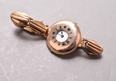 Lot 299 - A lady's 9ct gold wristwatch