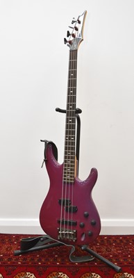 Lot 225 - An Ibanez electric bass guitar with Roland Spirit Bass 30 amplifier