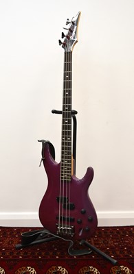 Lot 225 - An Ibanez electric bass guitar with Roland Spirit Bass 30 amplifier