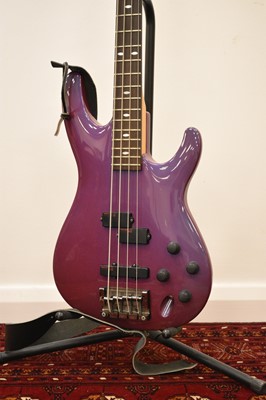 Lot 225 - An Ibanez electric bass guitar with Roland Spirit Bass 30 amplifier
