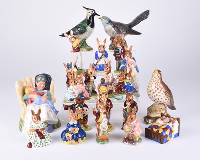 Lot 512 - Beswick birds and Royal Doulton Bunnykins figures