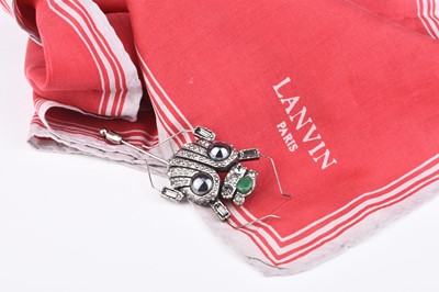 Lot 195 - A Lanvin brooch pin in the form of an insect