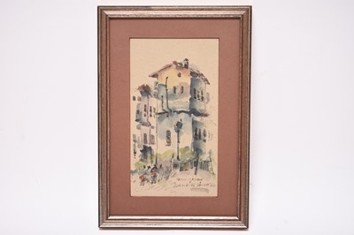 Lot 140 - John Baptist da Silva (1937-2013) Three Zanzibar Architectural Watercolours