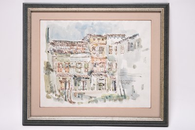 Lot 140 - John Baptist da Silva (1937-2013) Three Zanzibar Architectural Watercolours